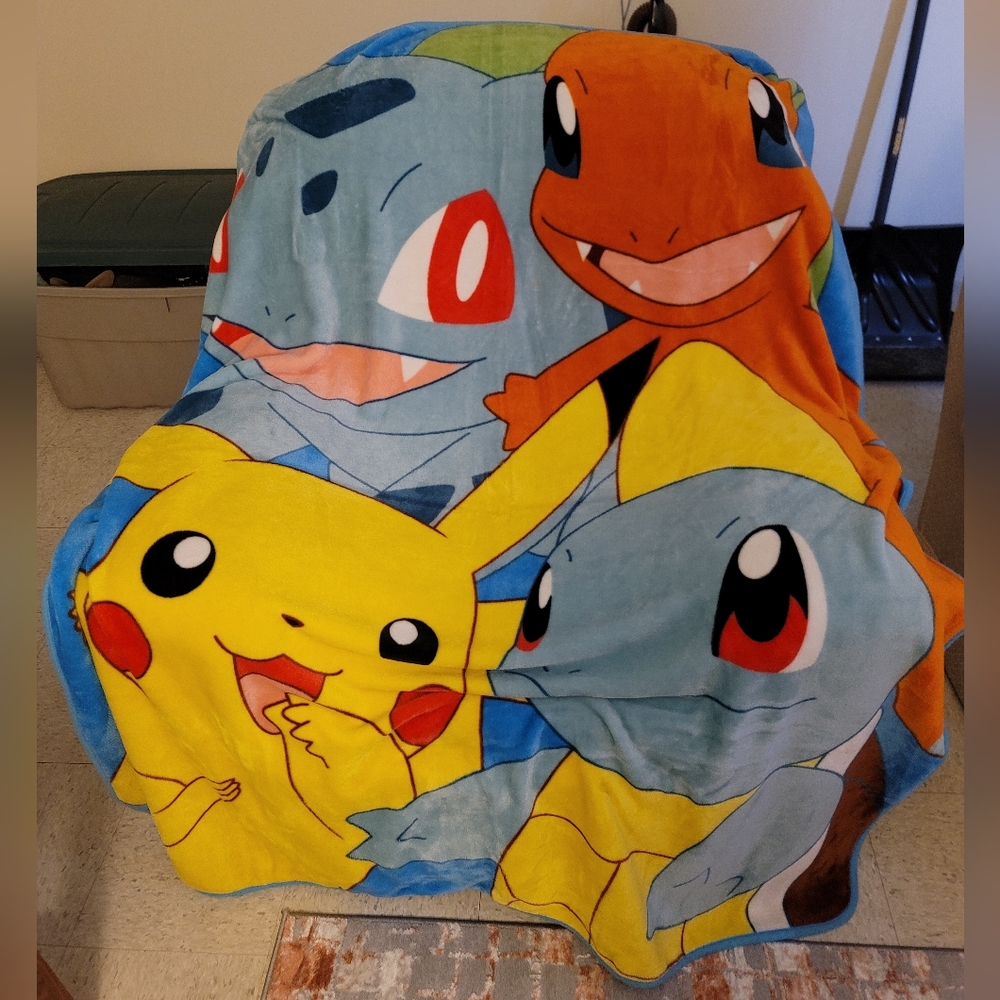 2012 Pokemon Starters Blanket
